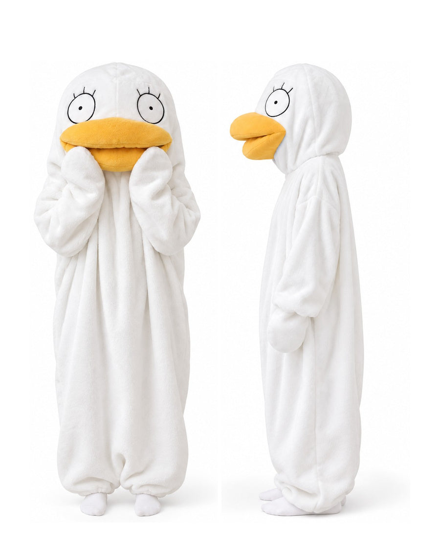 Quackenstein duck onesie: Duo Set, two suits
