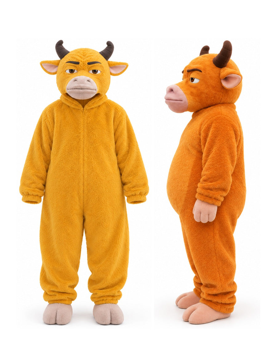 NIU LAI bull onesie: Duo Set, two suits